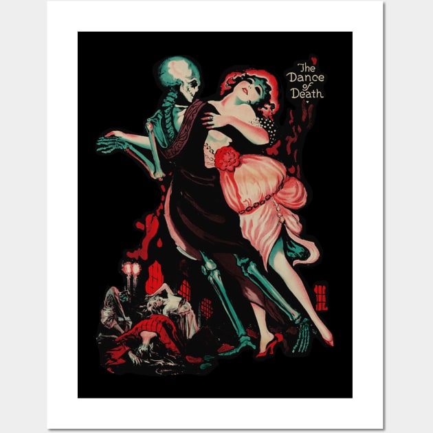 The Dance of Death - Totentanz Wall Art by Hiraeth Tees